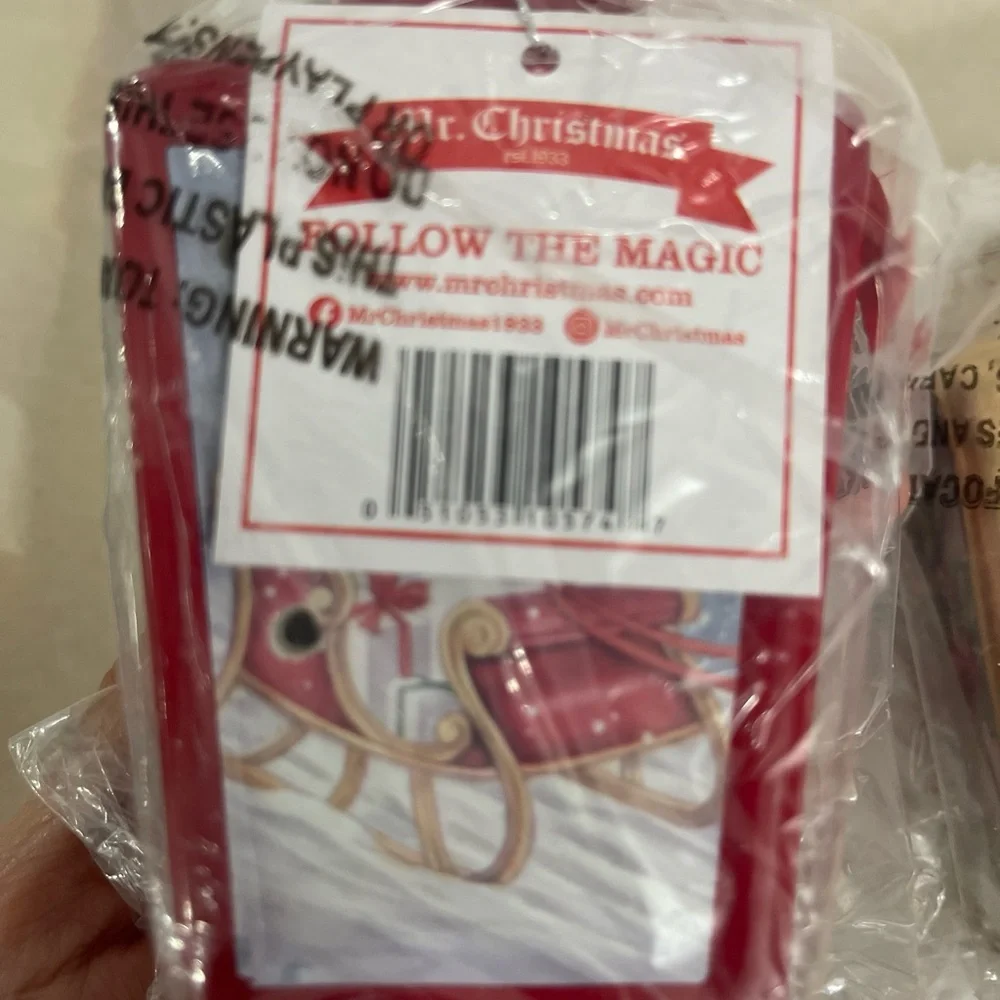 Mr. Christmas Set of 3 Illuminated Lantern Ornaments in Classic Mm89